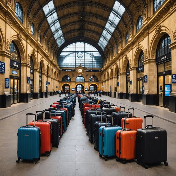 Consigne à Bagages à la Gare Saint-Lazare de Paris : Votre Solution Pratique pour Explorer la Ville Léger !